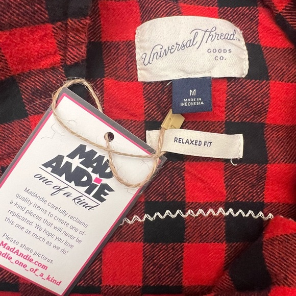 San Francisco 49ers One-of-a-Kind MadAndie Universal Thread Lumberjack Flannel - Picture 5 of 5